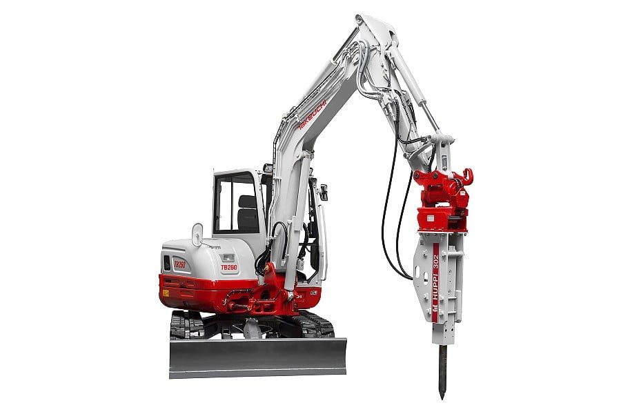 Takeuchi TB260 – stroj na prenájom