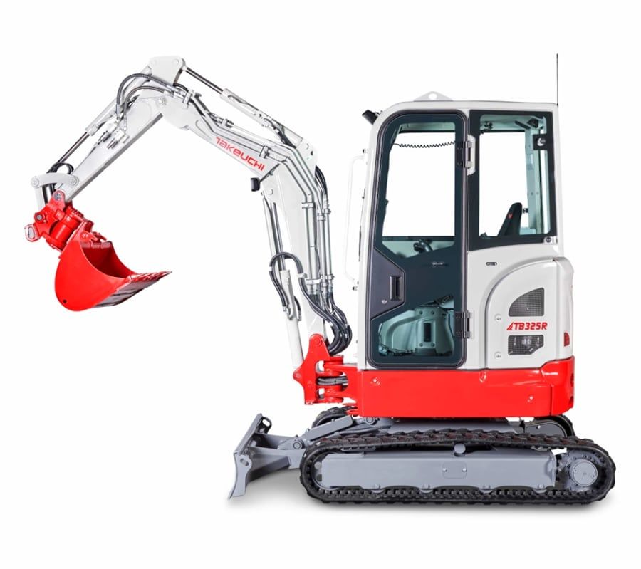 Takeuchi TB325R – stroj na prenájom