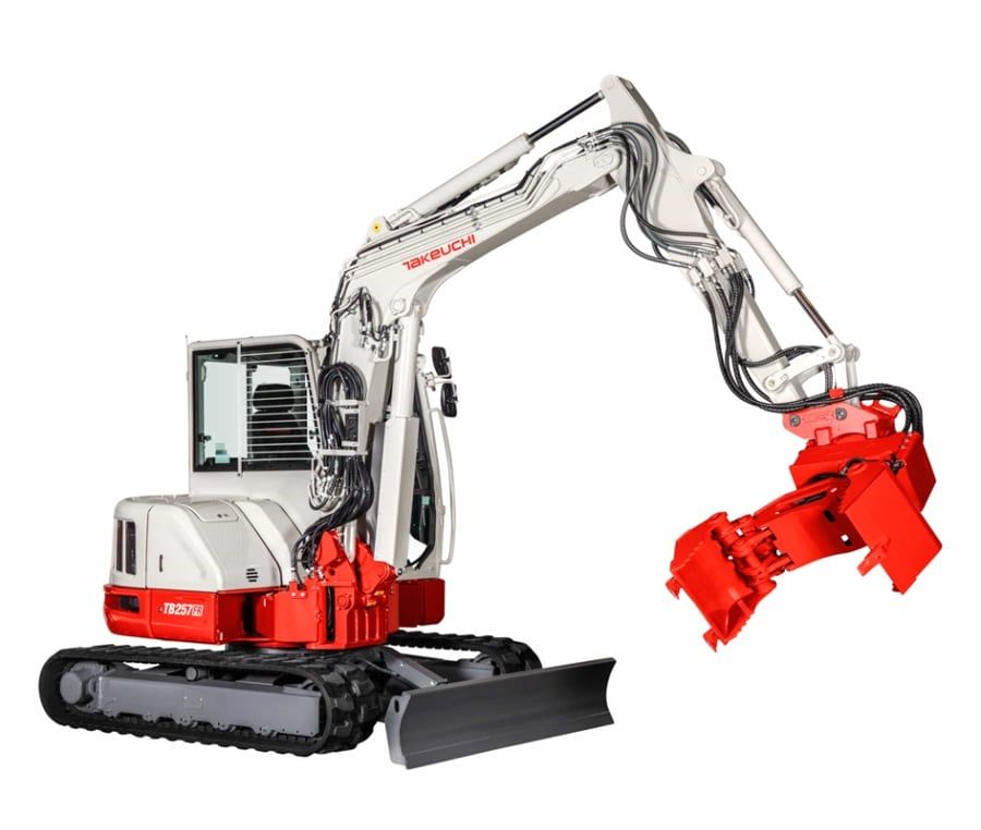 Takeuchi TB257FR – stroj na prenájom
